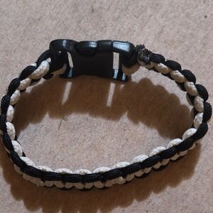 Black and White Braided Bracelet